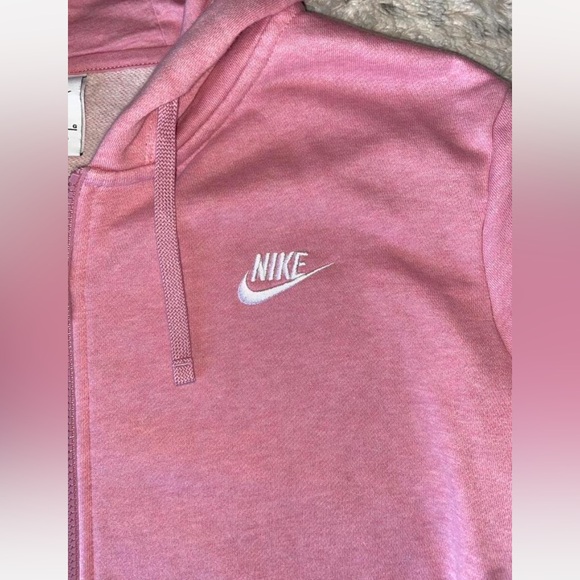 Nike Women's Soft Pink Full-Zip Hoodie - Picture 4 of 7
